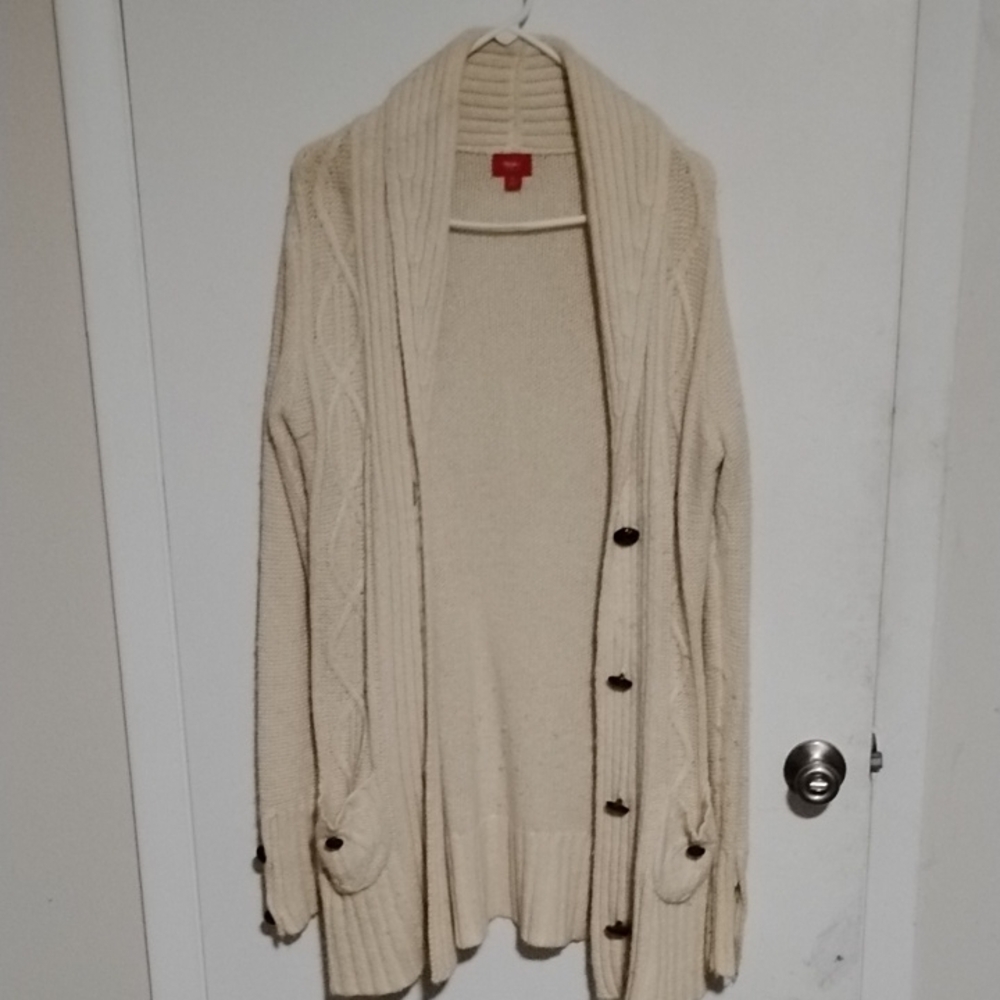 Cozy Beige Cardigan Sweater